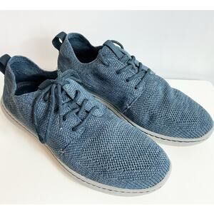 Clarks Mens Cloudsteppers Urban Mix Mesh Sneaker Shoes Casual Blue Knit Size 10